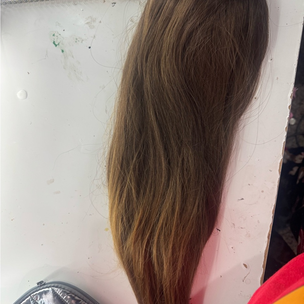 cheer pony straight hair
